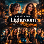 Teal & Orange Lightroom Presets – Desktop & Mobile Cinematic Pack