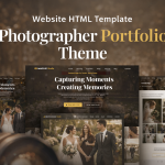 Photographer Portfolio Website HTML Template