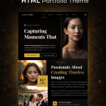 Website Template HTML – Portfolio Theme for Creators