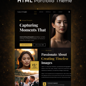 Website Template HTML – Portfolio Theme for Creators