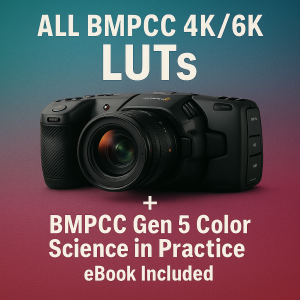 ALL BMPCC 4K/6K LUTs + Color Grading Ebook – Complete Cinematic Gen5 Bundle for Blackmagic Pocket Filmmakers