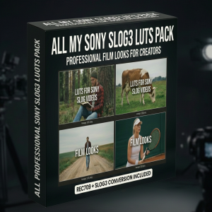 All my Professional LUTs for Sony Slog Videos + Future Looks Included