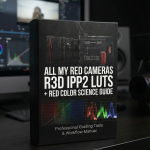 All RED R3D Ipp2 LUTs Bundle and Color Science Guide Professional Cinema Color Grading