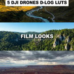 DJI D-Log LUTs Pack of 5 + Ultimate Color Grading eBook | Drone Cinematic Look