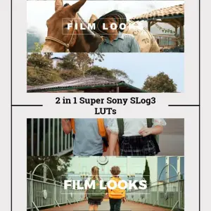 Sony S-Log3 LUTs 2-in-1 Super Pack | 8 Cinematic LUTs for Color Grading | Instant Download | Sony Camera Video Editing LUT Bundle