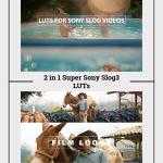 Sony S-Log3 LUTs 2-in-1 Super Pack | 9 Cinematic LUTs for Color Grading | Instant Download | Slog3 Video LUT Bundle for Filmmakers