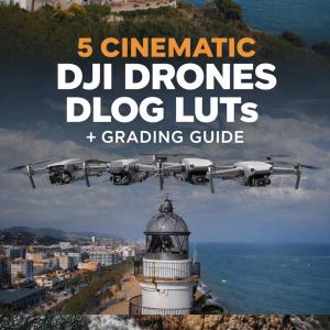 DJI D-Log Aerial Video Pack + Color Grading Guide | Cinematic Drone Footage Workflow for DaVinci Resolve & Premiere Pro