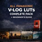 ALL Panasonic V-Log LUTs Complete Pack + Beginner's Guide | Cinematic Color Grading for S5 S1H GH6 GH5
