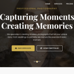 Photographer Portfolio Website HTML Template