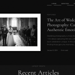 Photographer Portfolio HTML Template – Photography Website