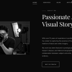 Minimal Photographer Portfolio Website Template (HTML/CSS/JS)