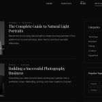 Minimal Photographer Portfolio Website Template (HTML/CSS/JS)
