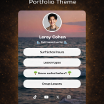 Link in Bio Digital Card – Personal Landing Page for Creators
