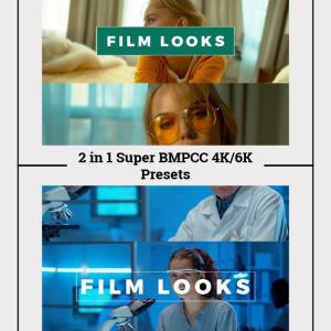 BMPCC 4K and 6K ProRes & Braw Presets for Premiere Pro 2-in-1 Super Pack | 10 Cinematic Presets for Color Grading
