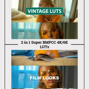 BMPCC 4K & 6K ProRes/BRAW LUTs 2-in-1 Super Pack | 11 Cinematic LUTs for Color Grading | Instant Download | Video LUT Bundle