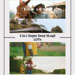 2-in-1 Sony SLog3 LUTs Super Pack - 9 Cinematic Presets for A7S III, FX3, FX30, Rec709, Video Editing
