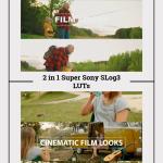2-in-1 Sony SLog3 Super Pack LUTs - 9 Cinematic Presets for Sony Cameras, Perfect for A7S III, FX3 & More, Rec709 Conversion
