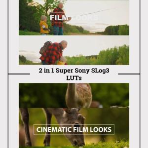 Sony S-Log3 LUTs: 2-in-1 Super Pack. Professional Color Grading for Videographers. Enhance Your Footage Now