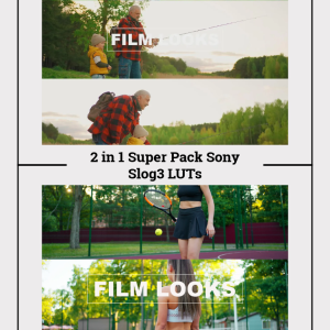 2 in 1 Super Pack Sony S-Log3 LUTs | Cinematic Color Grading Presets for Video Editing | Instant Download for Filmmakers