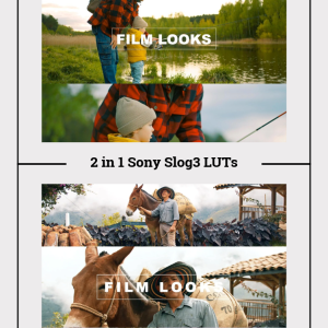 2-in-1 Sony SLog3 LUTs Pack | Cinematic LUTs for Professional Video & Film Color Grading | Instant Download